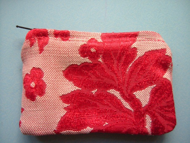 handmade purse brocade