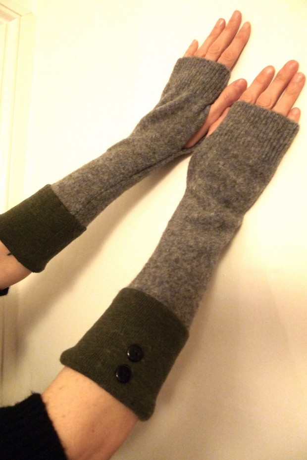 cashmere wool wrist warmer