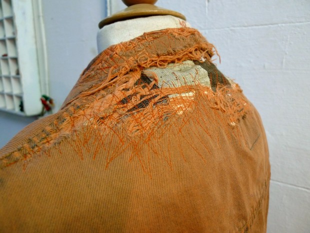 dyed stitched distressed levis denim jacket