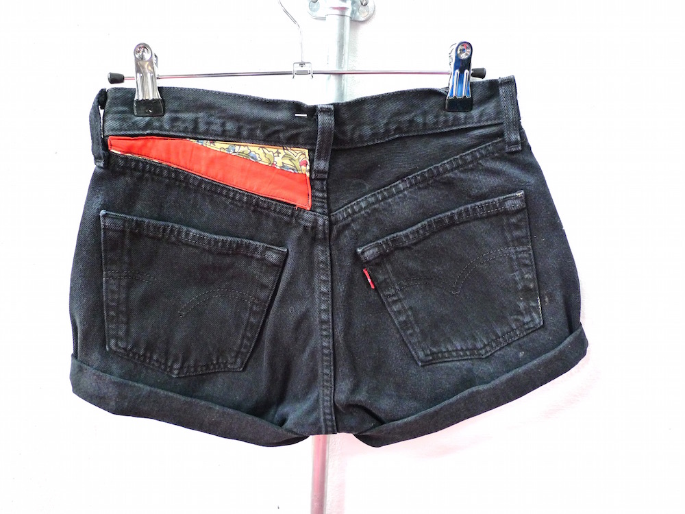 customised denim shorts