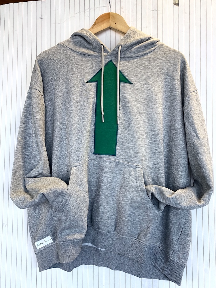 upcycled sweatshirt